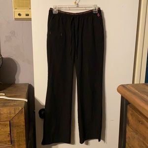 Black HeartSoul scrub pants, Medium size